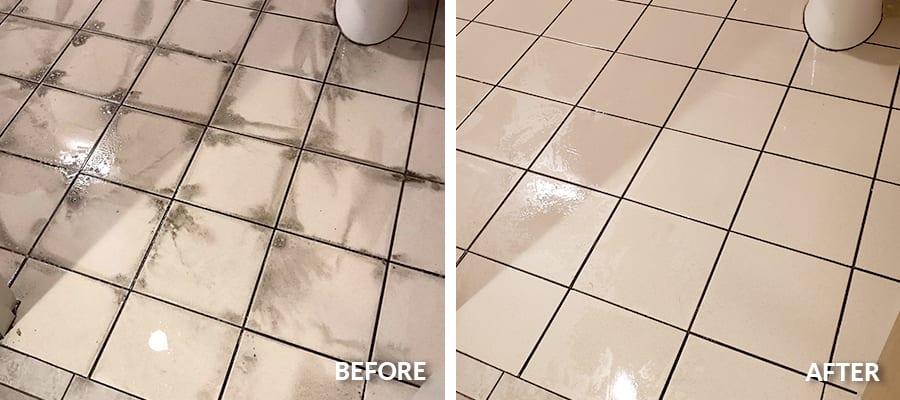 A One Carpet Cleaning - Tile and Grout Bathroom Cleaner